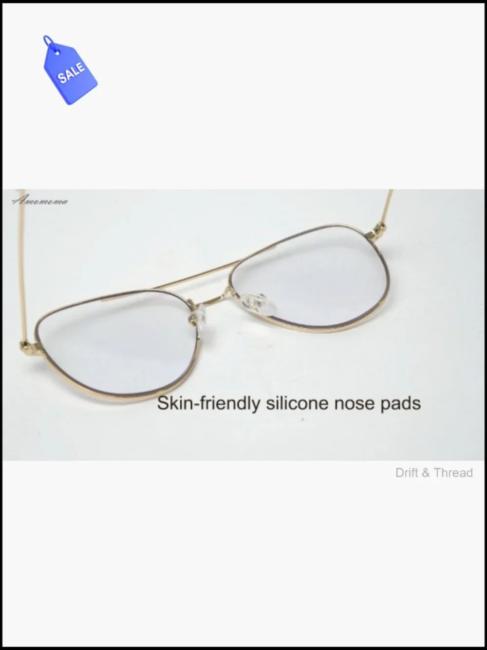 3-Pack Retro Aviator Reading Glasses Blue Light Blocking Square Metal Readers